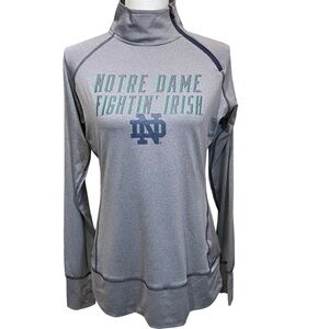 Rivalry Threads Notre Dame Long Sleeved Tech ¼ zip Lightweight Jacket.  Size M